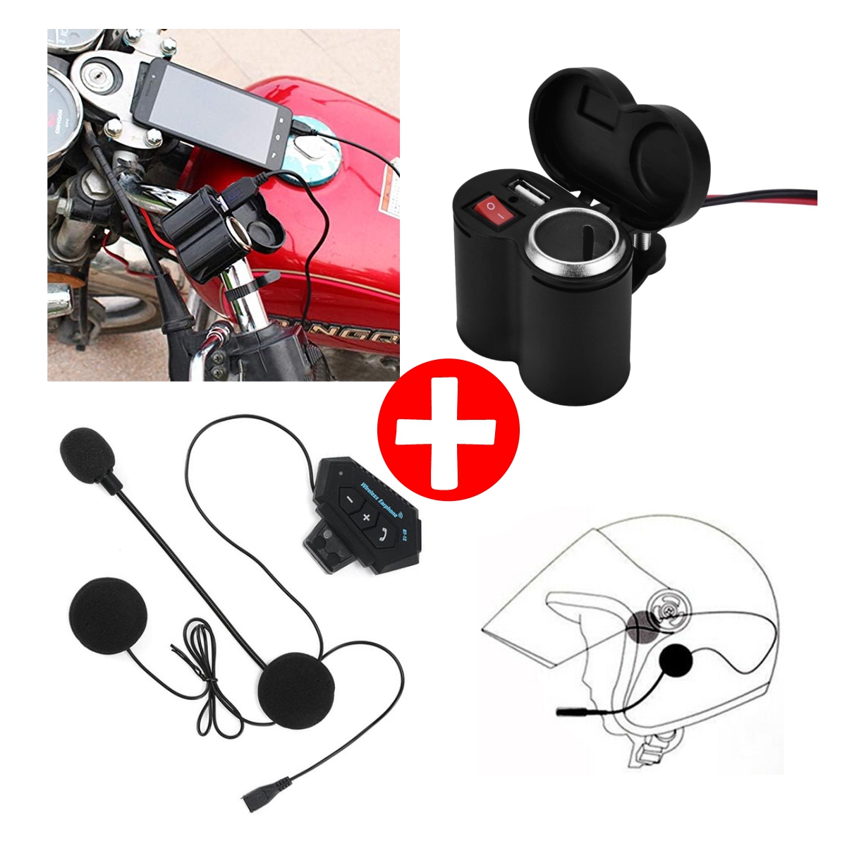 Miniatura 5 de Auricular Interco Bt12+ Cargador Cigarre